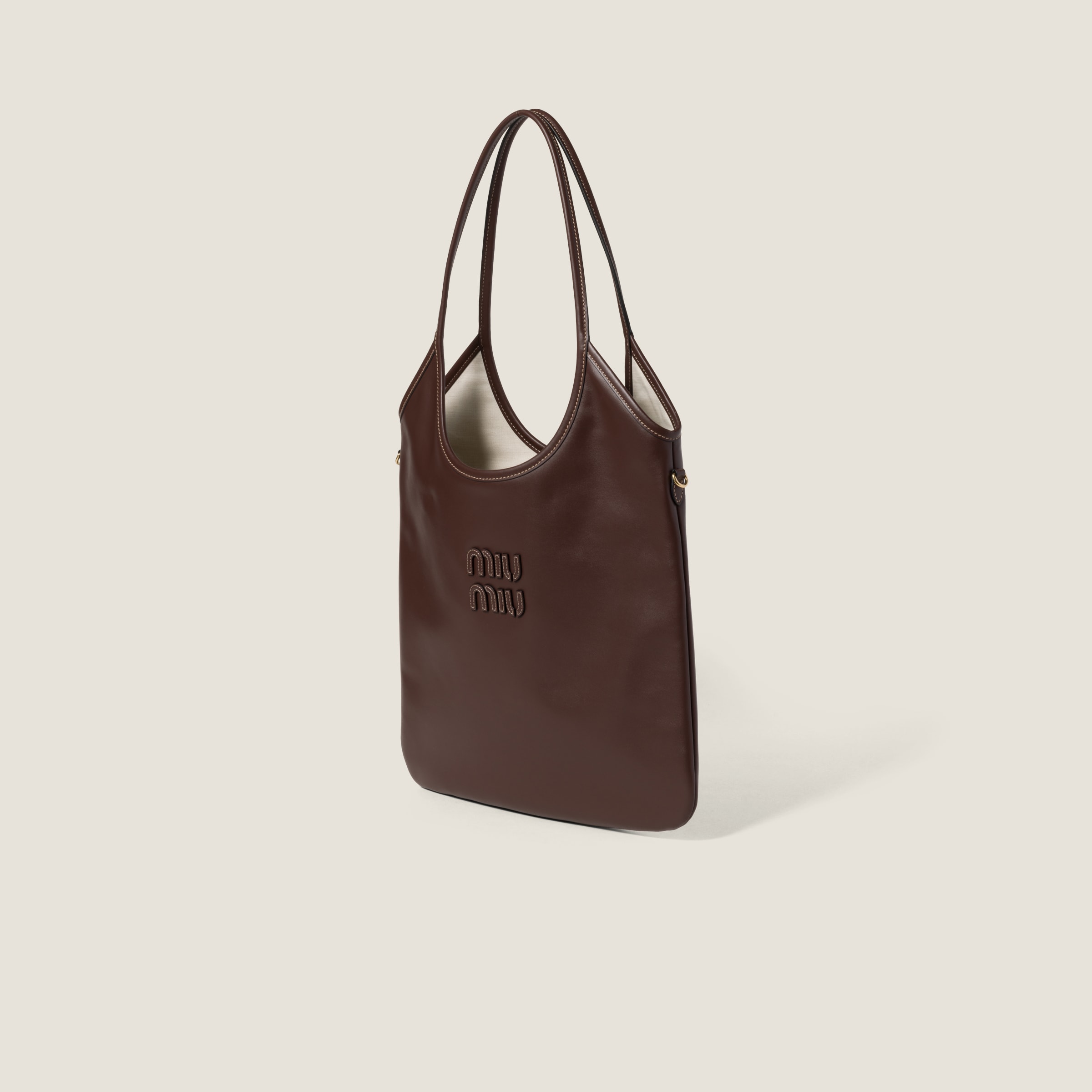 IVY LEATHER BAG, BRIARWOOD