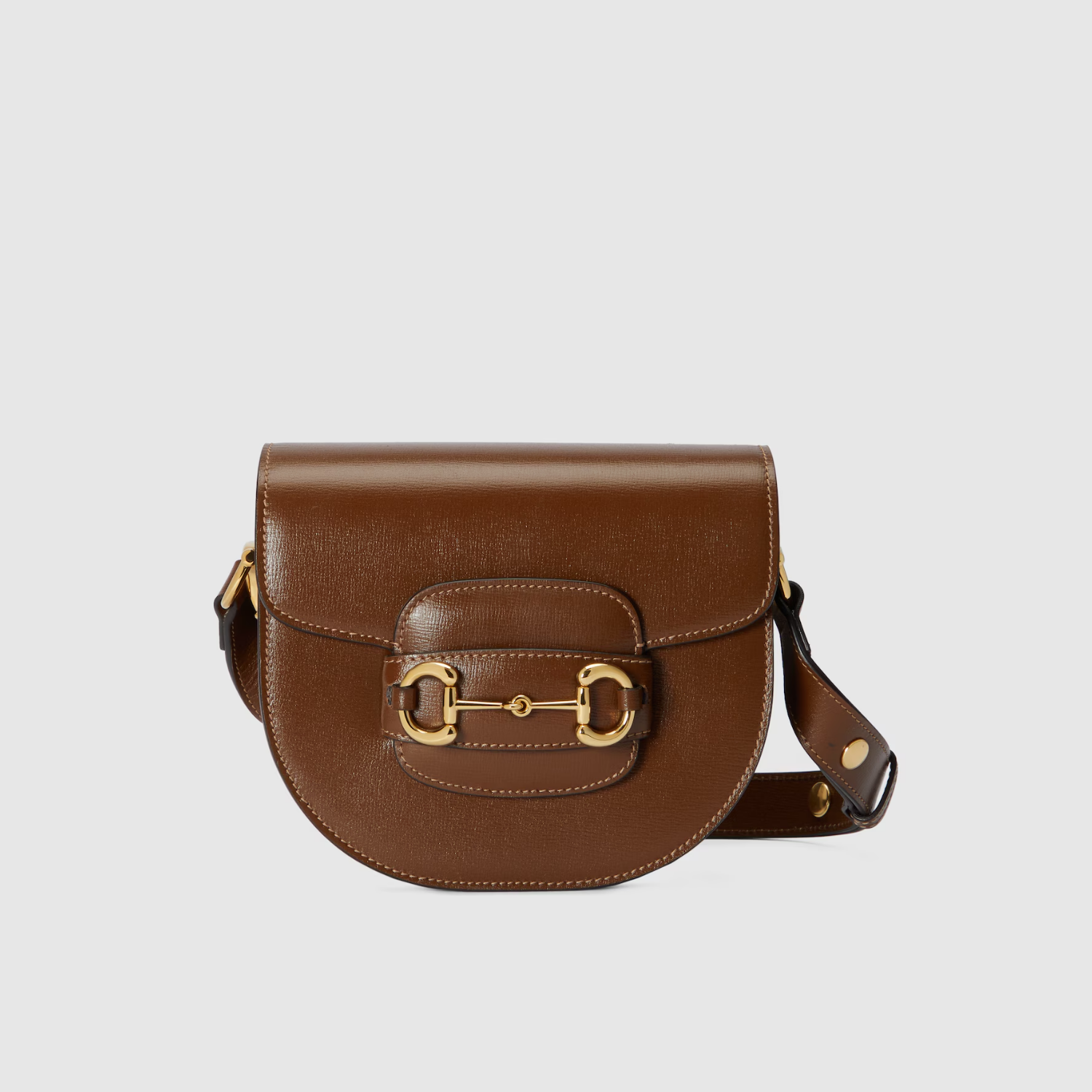 HORSEBIT 1955 MINI ROUNDED BAG, BROWN