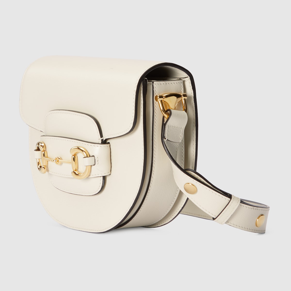 HORSEBIT 1955 MINI ROUNDED BAG, WHITE