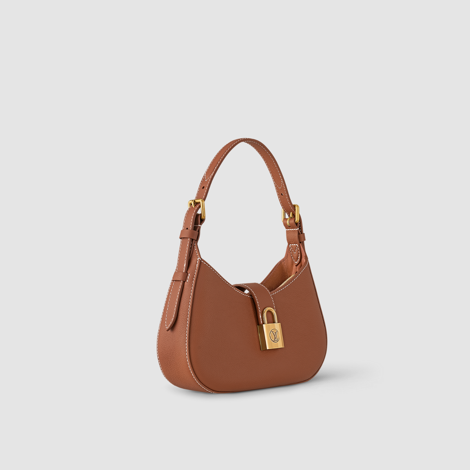 LOW KEY SHOULDER BAG, COGNAC