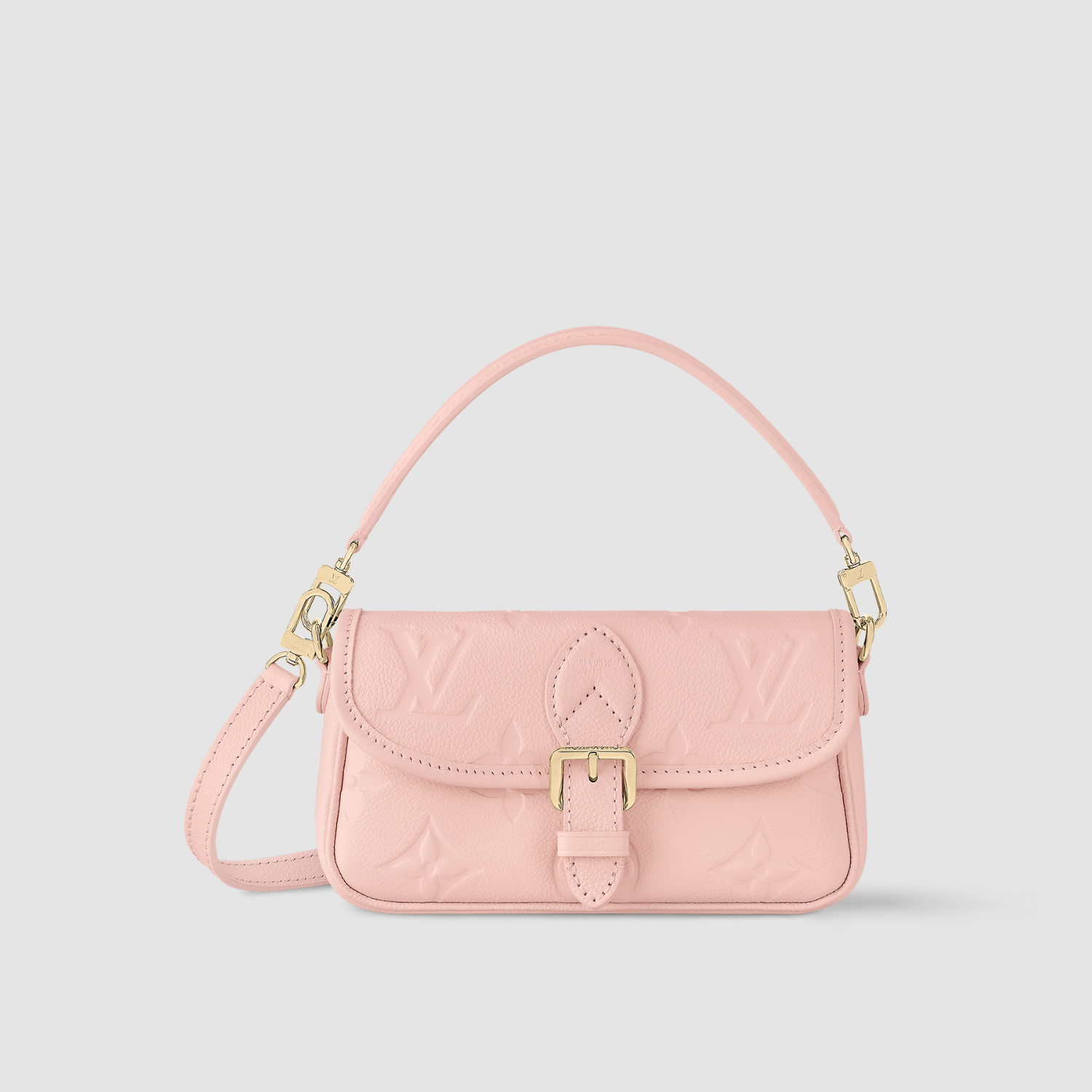 NANO DIANE, MONOGRAM EMPREINTE LEATHER/ PINK OPALE