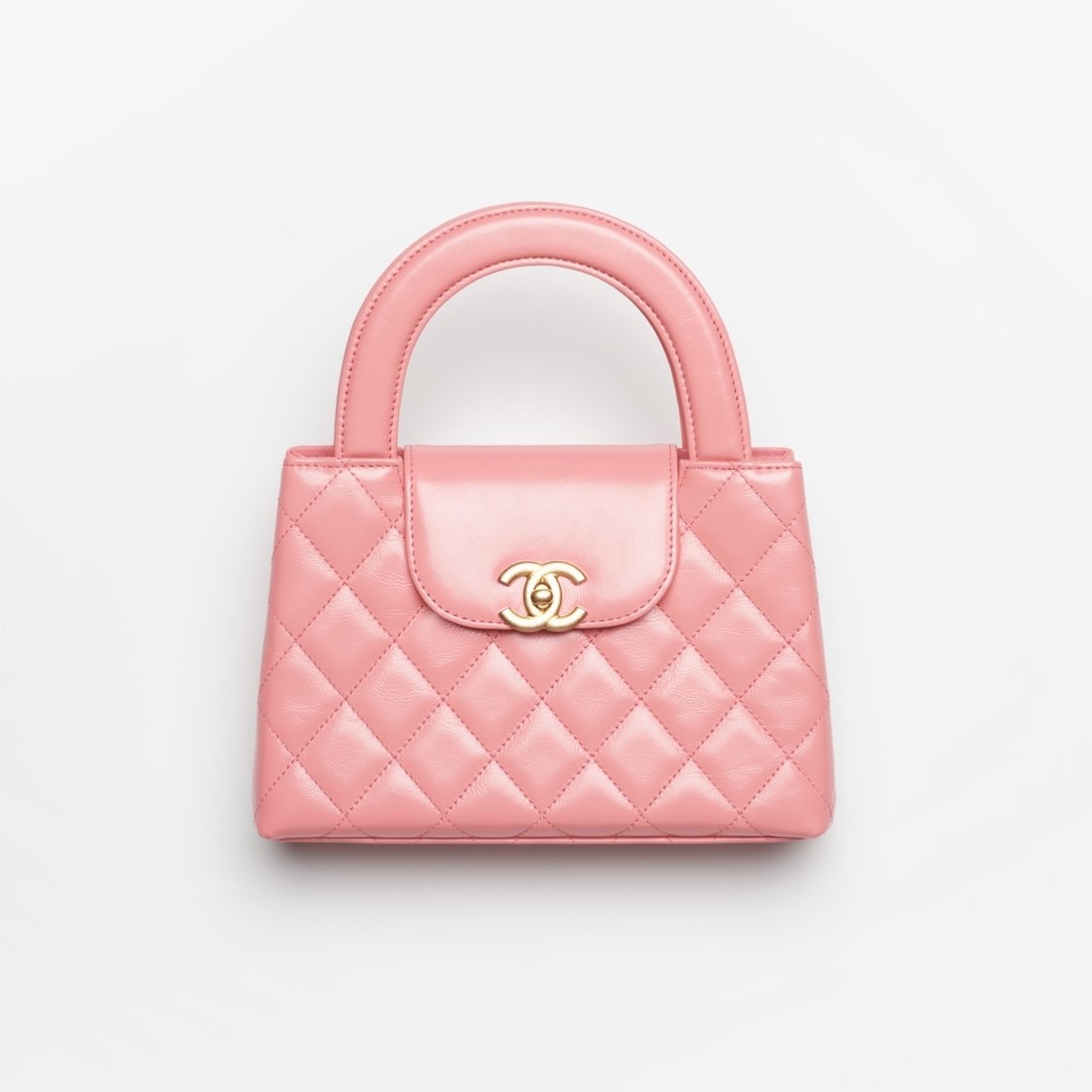 MINI KELLY BAG, CORAL PINK