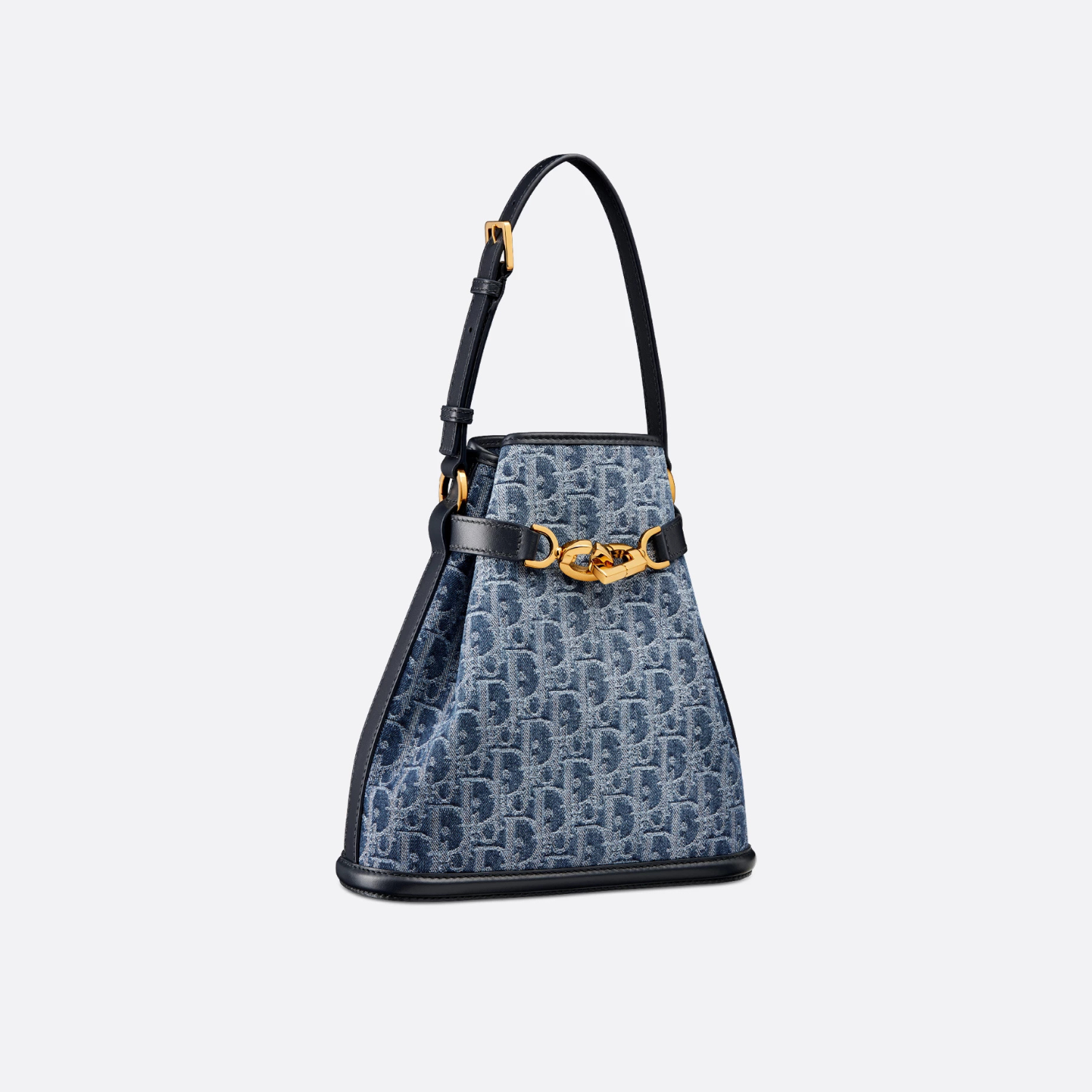 MEDIUM C’EST BAG, BLUE DENIM OBLIQUE JACQUARD