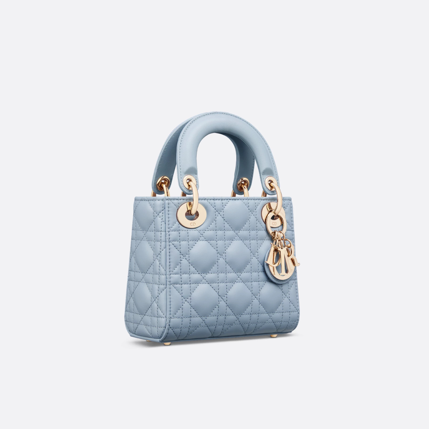 MINI LADY D BAG, PALE BLUE