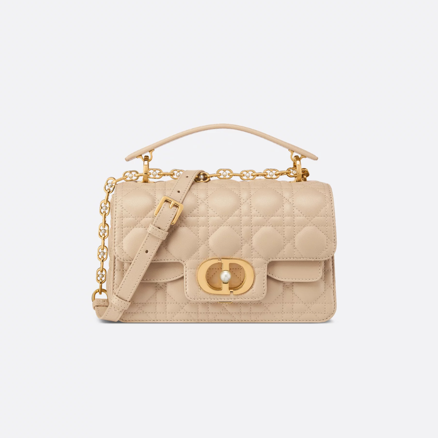 SMALL JOLIE TOP HANDLE BAG, POWDER BEIGE