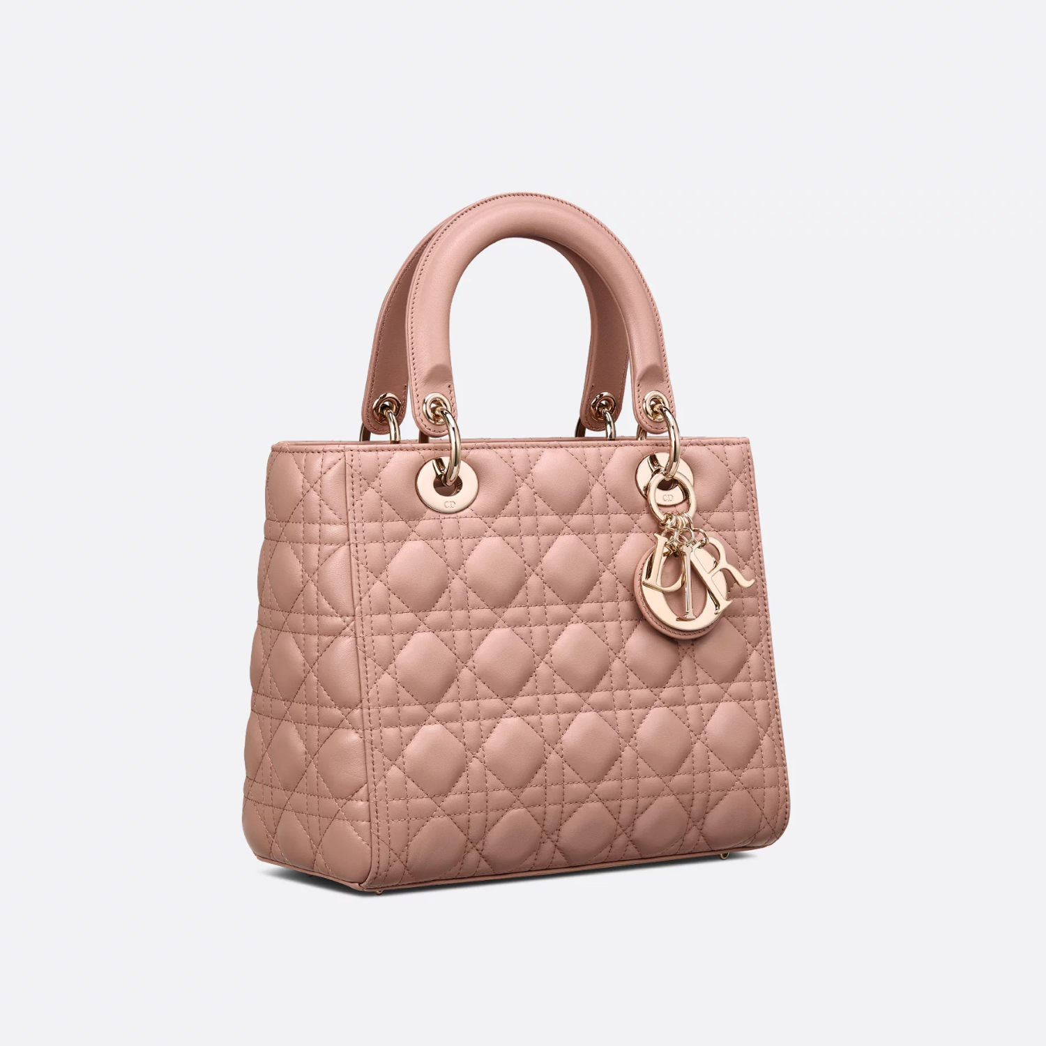 MEDIUM LADY D BAG, BLUSH