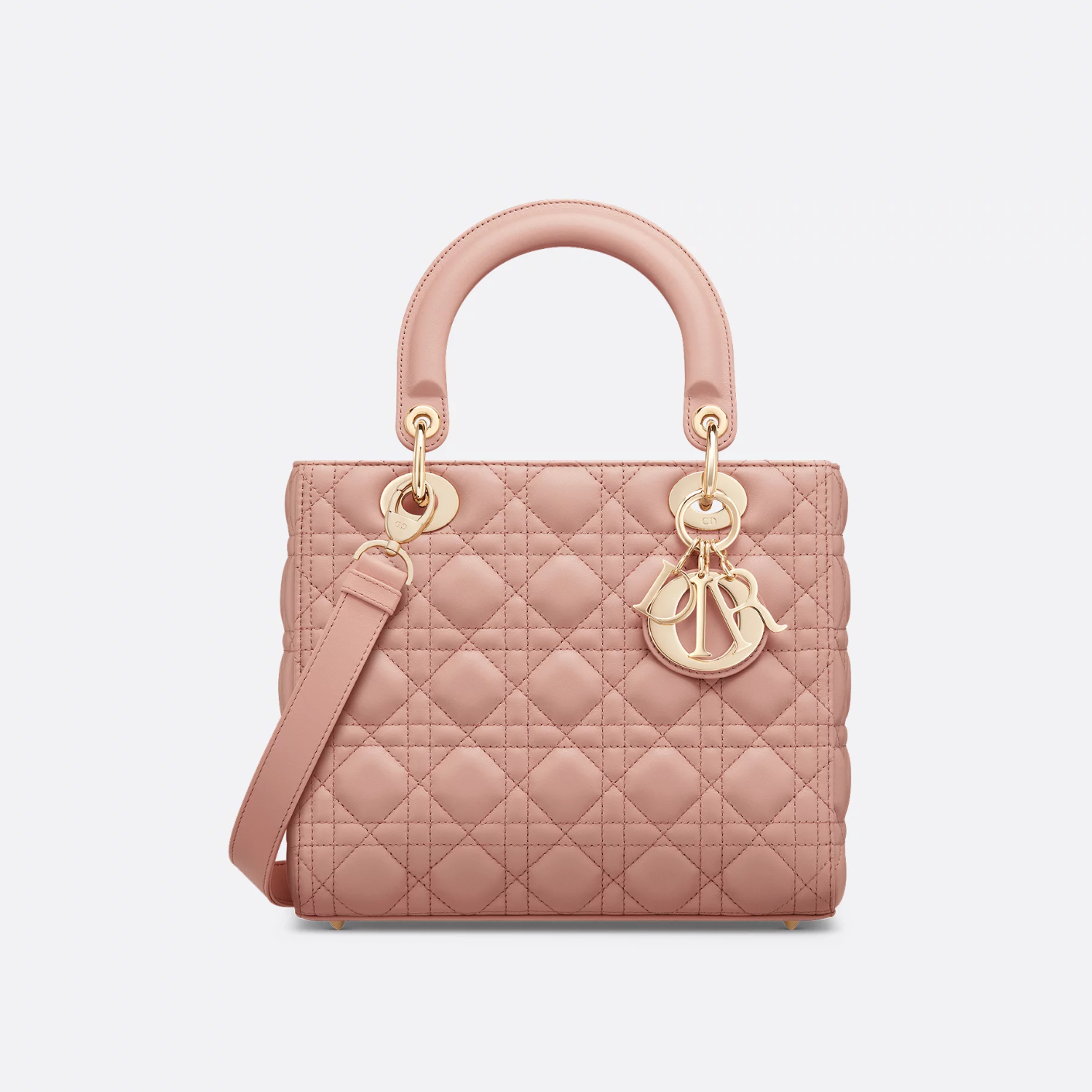 MEDIUM LADY D BAG, BLUSH