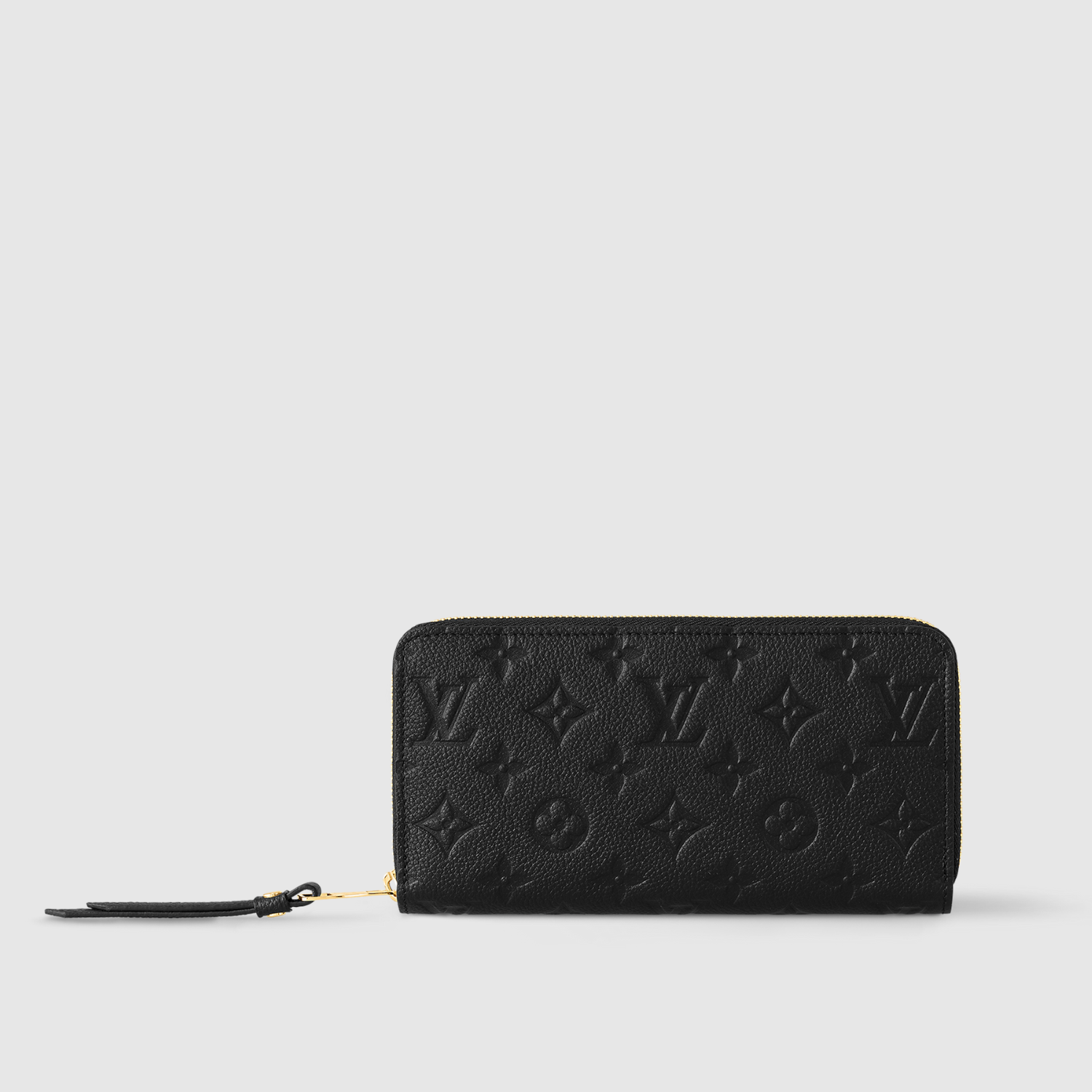 ZIPPY WALLET, MONOGRAM EMPREINTE LEATHER/ BLACK