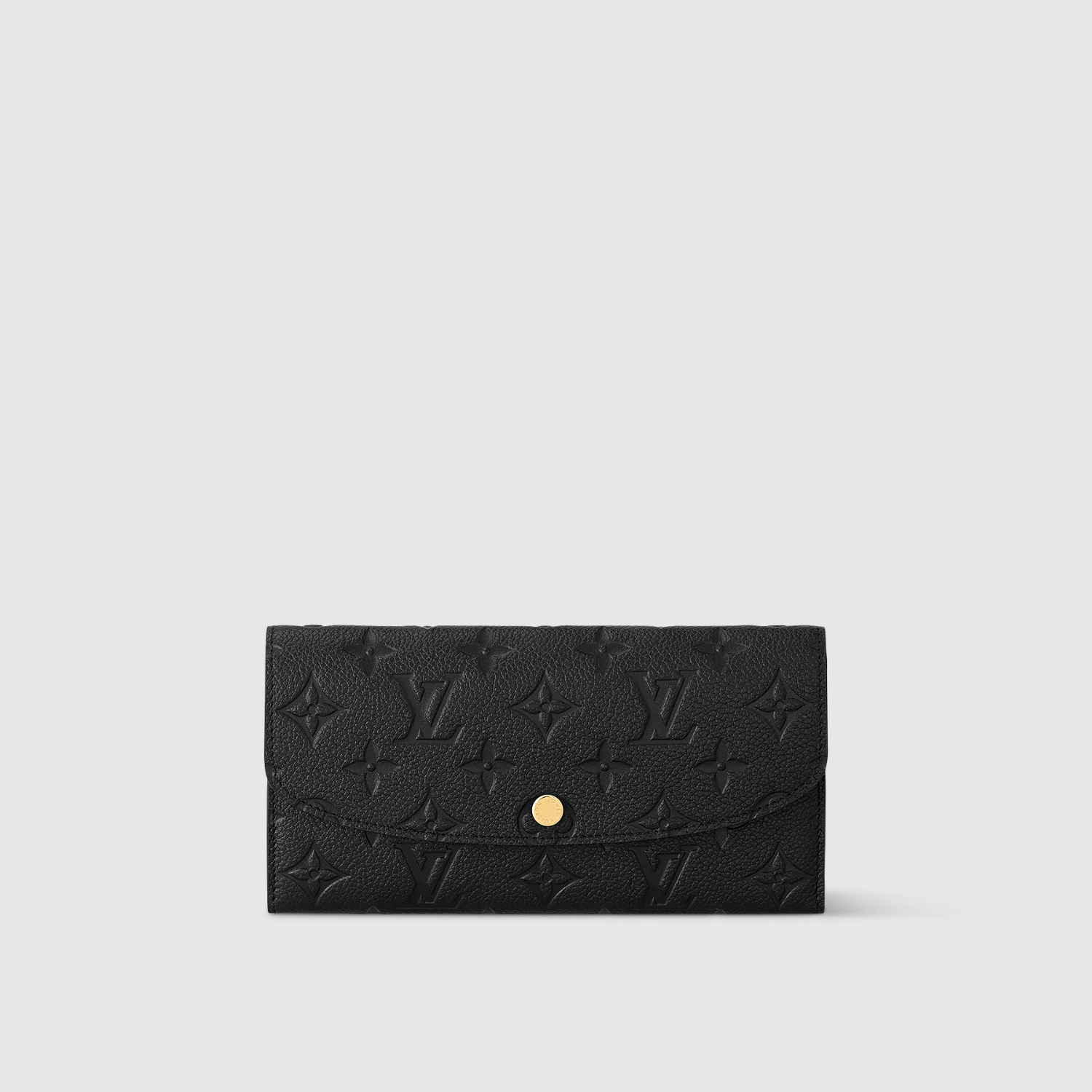 EMILIE WALLET, MONOGRAM EMPREINTE LEATHER/ BLACK