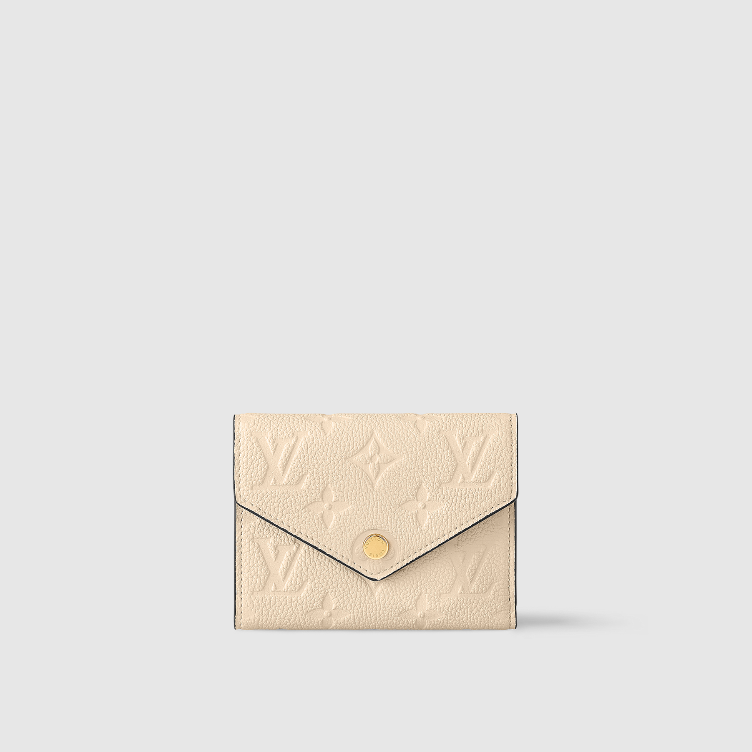 VICTORINE WALLET, MONOGRAM EMPREINTE LEATHER/ CREAM