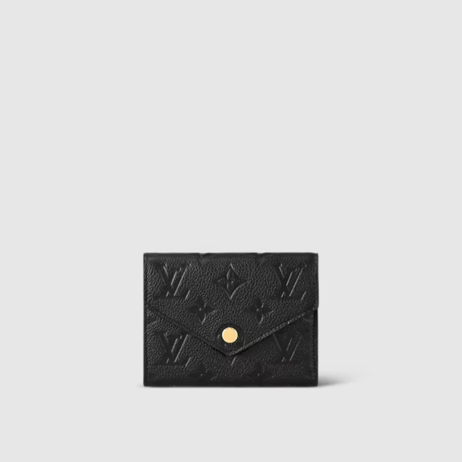 VICTORINE WALLET, MONOGRAM EMPREINTE LEATHER/ BLACK