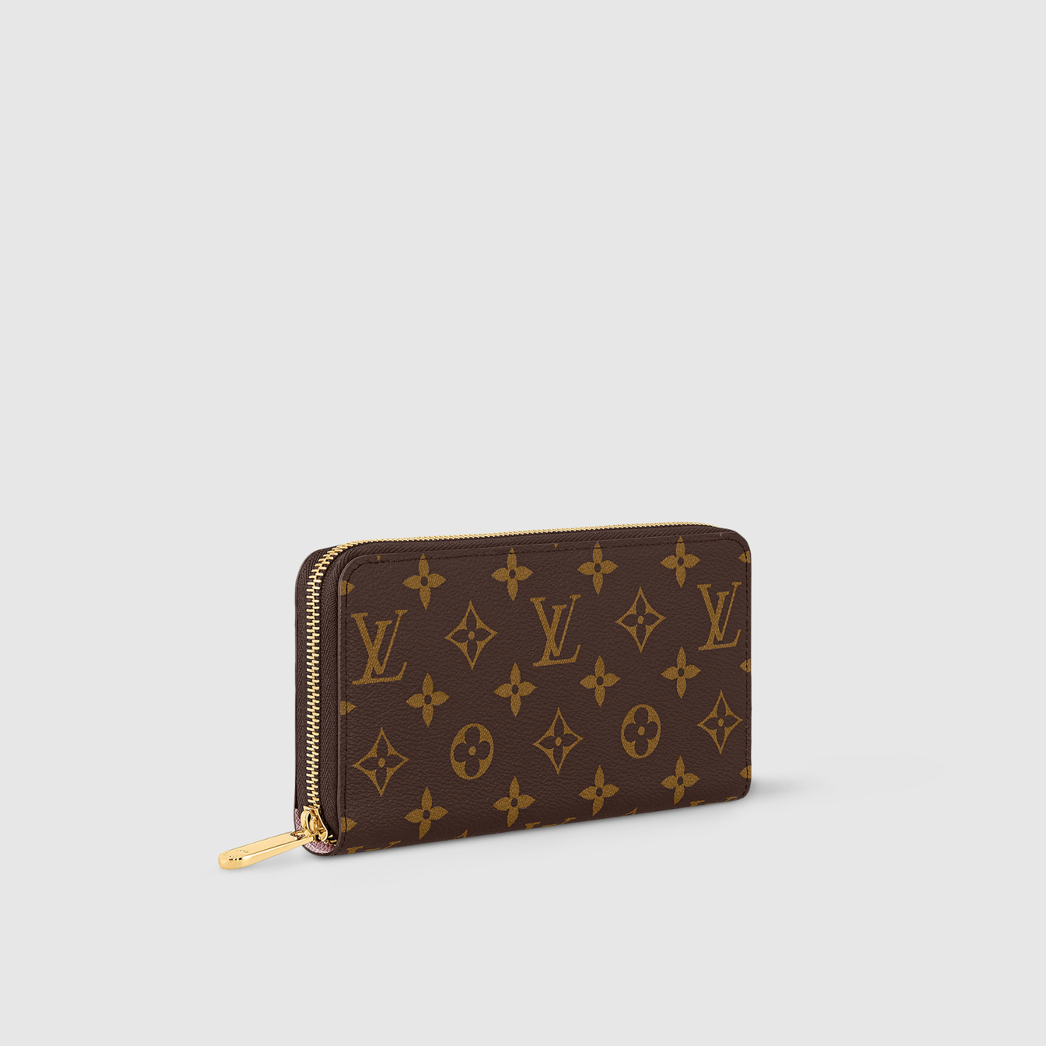 ZIPPY WALLET, MONOGRAM/ ROSE BALLERINE