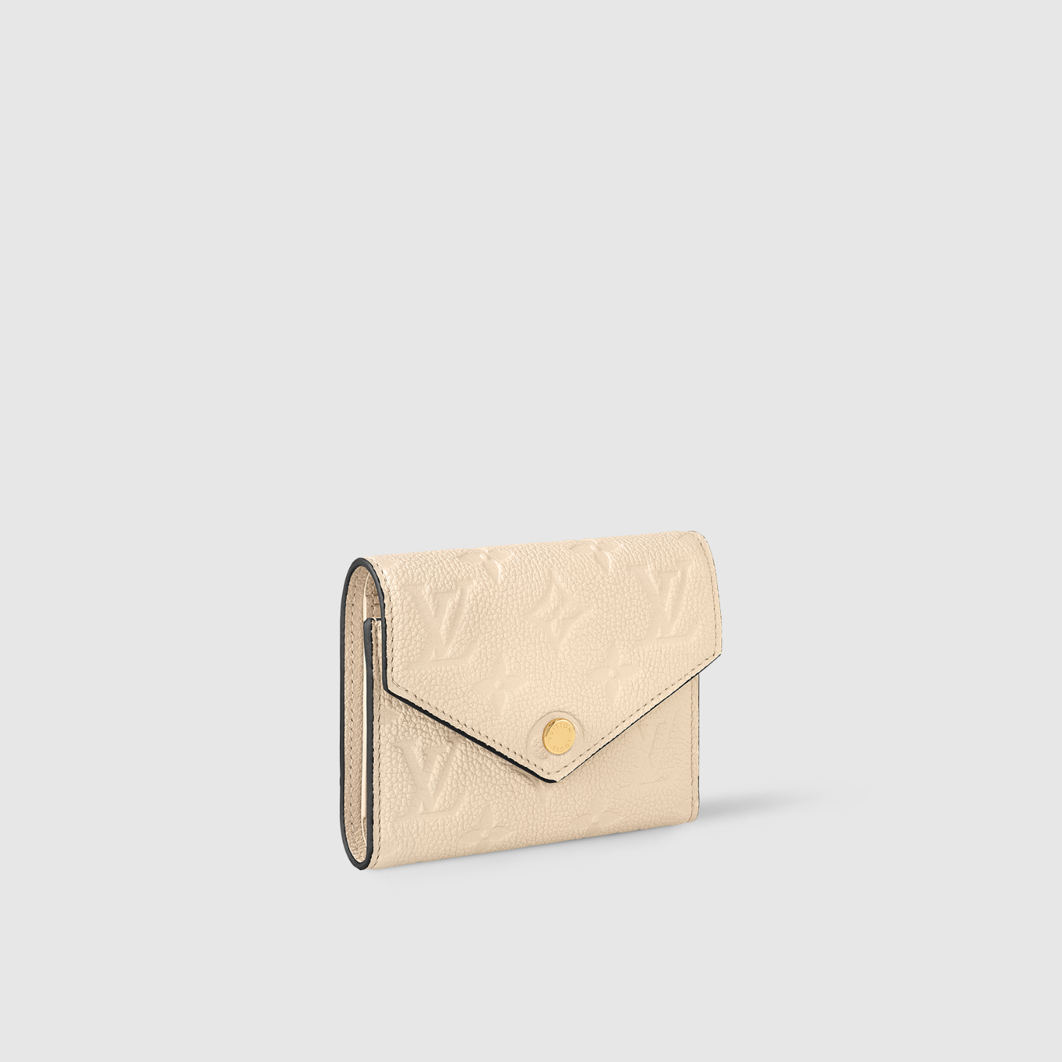 VICTORINE WALLET, MONOGRAM EMPREINTE LEATHER/ CREAM