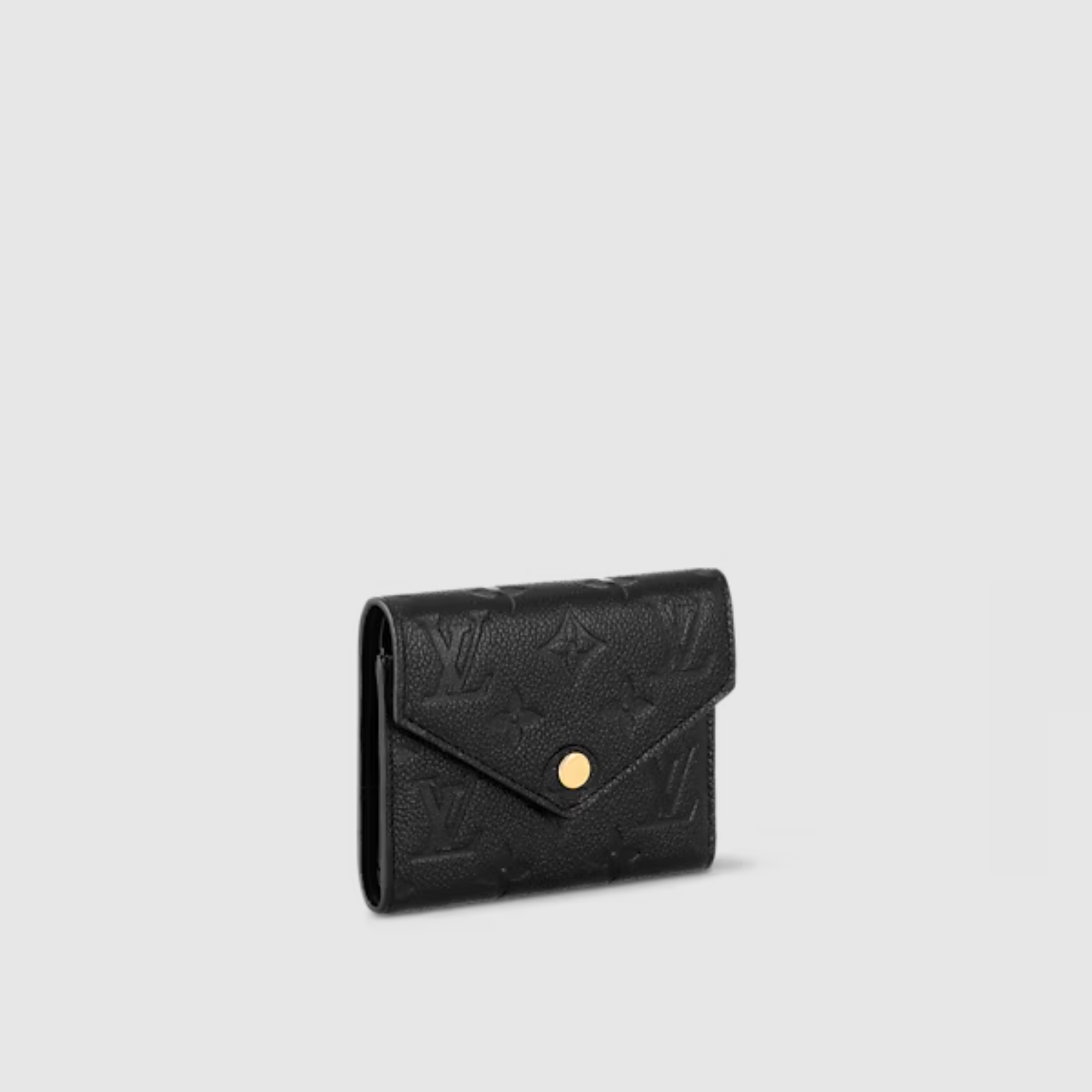 VICTORINE WALLET, MONOGRAM EMPREINTE LEATHER/ BLACK