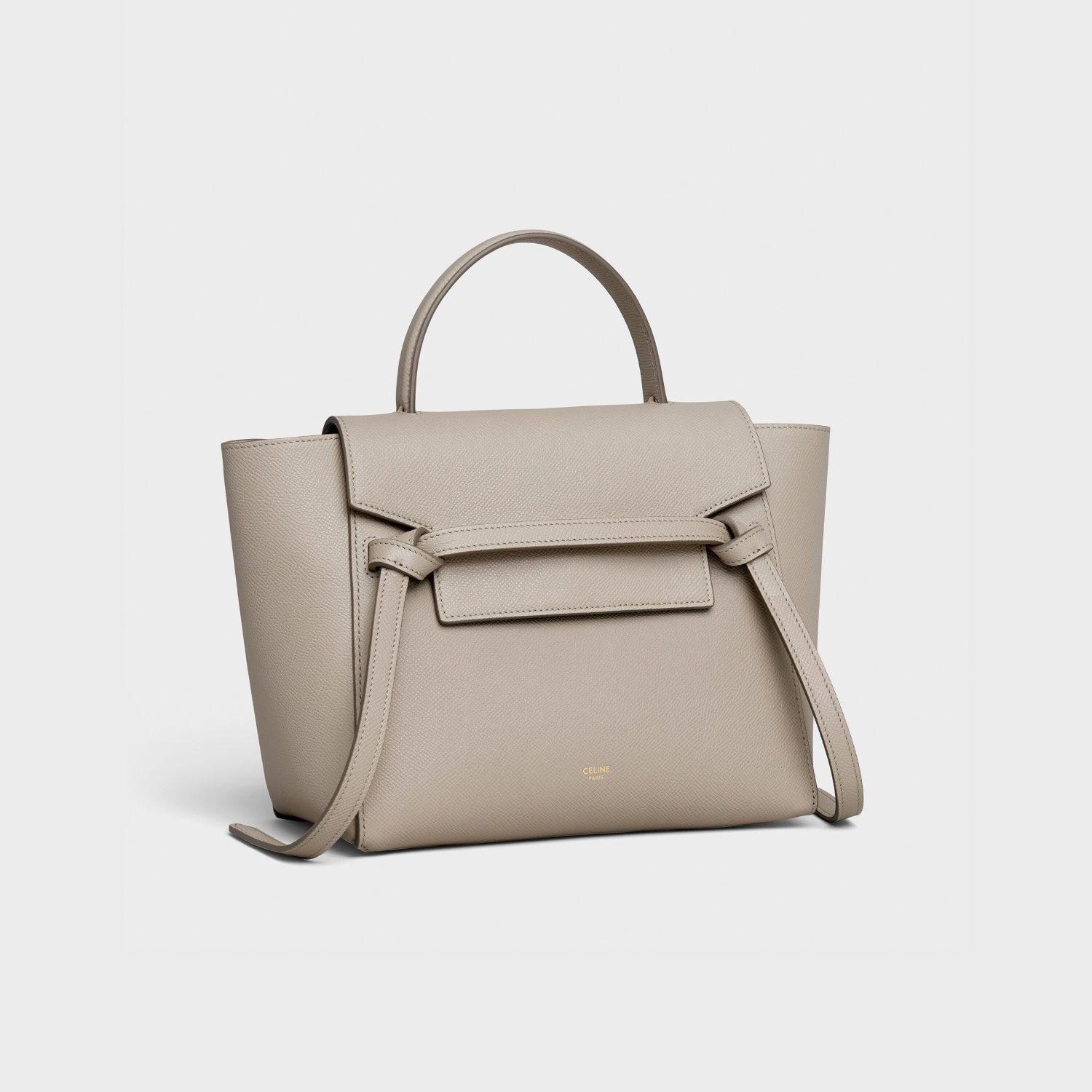 MICRO BELT BAG, LIGHT TAUPE