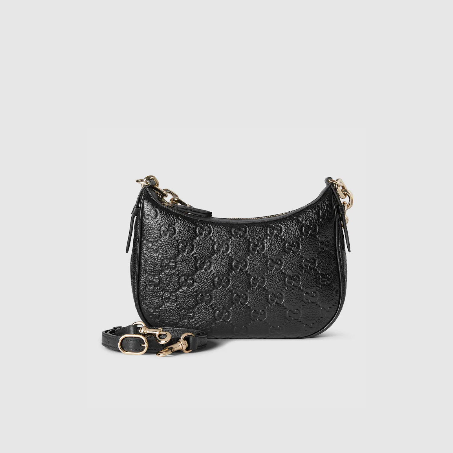 GG EMBLEM SMALL SHOULDER BAG,