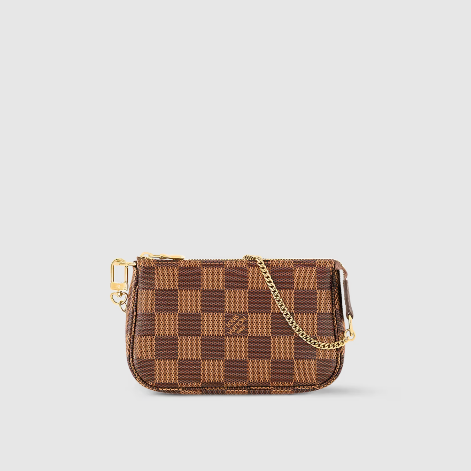 MINI POCHETTE ACCESSOIRES, DAMIER EBENE