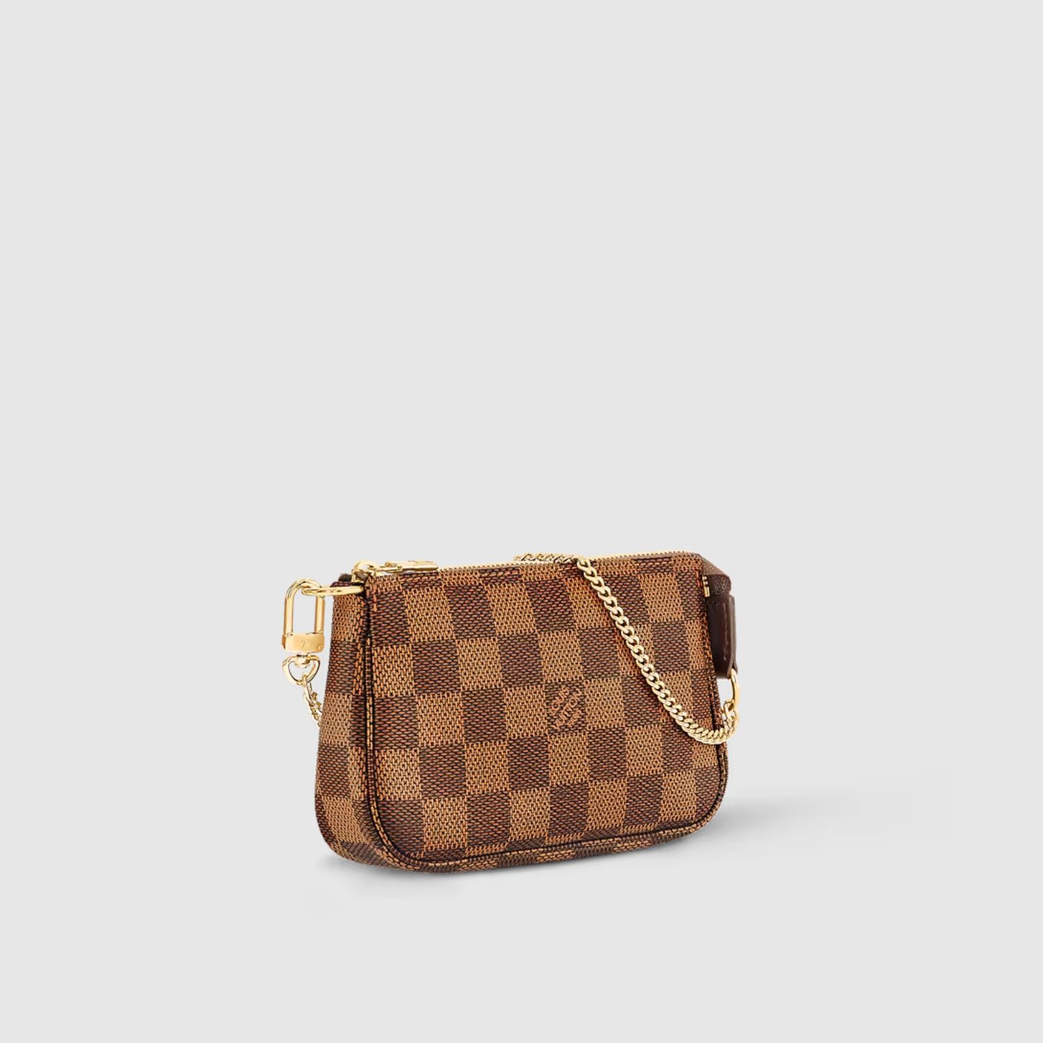 MINI POCHETTE ACCESSOIRES, DAMIER EBENE